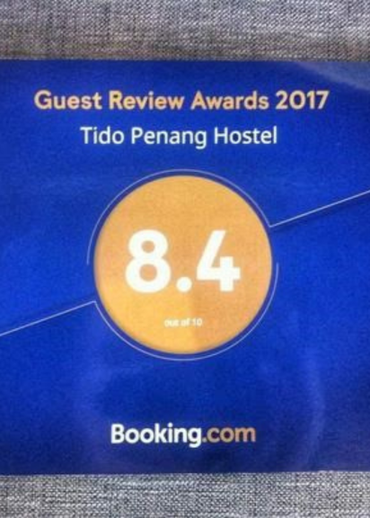 Booking.com Guest Review Award (Tido Penang Hostel)