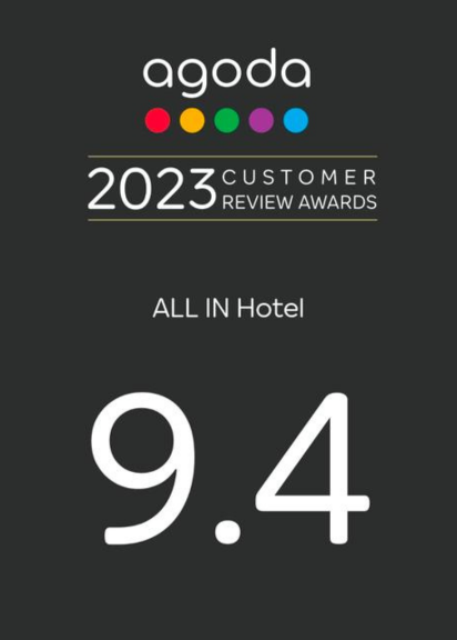 Agoda Customer Review Award (All In Hotel)
